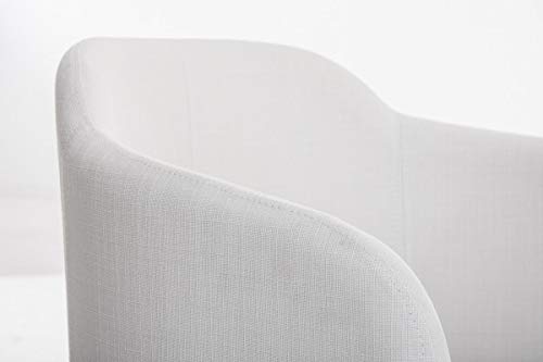 CLP Edelstahl Freischwinger-Stuhl MAGNUS, Armlehne Sitzfläche + Lehne gut gepolstert - 6