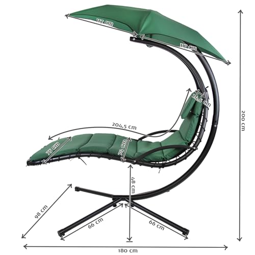 BB Sport Schwebeliege Schwingliege Hängeliege - 2