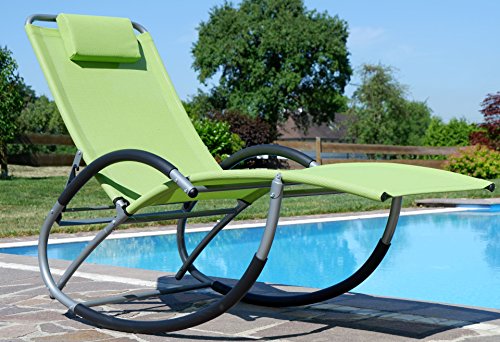 ASS Liegestuhl Schwingstuhl Schaukelstuhl Schaukelliegestuhl - 3