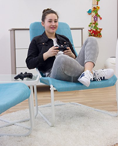 Haberkorn-Garten Chillzone für Jugendzimmer 2 Schwingsessel mit Tisch Zockerzone - 4