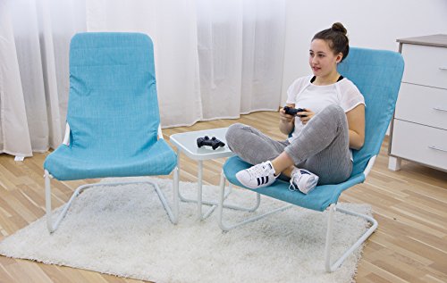 Haberkorn-Garten Chillzone für Jugendzimmer 2 Schwingsessel mit Tisch Zockerzone - 2