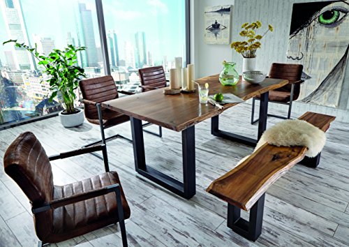 SAM® 2er Set Schwingstuhl Stoff Wildlederoptik Parzivo - 7