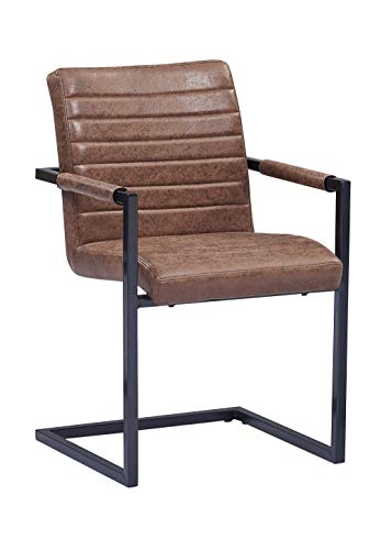 SAM® 2er Set Schwingstuhl Stoff Wildlederoptik Parzivo - 2