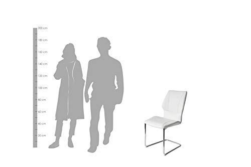 HOMEXPERTS Esszimmerstuhl 2er Set AMELIE dunkelblau Kunstleder - 7