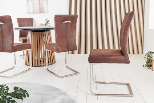 Invicta Interior Freischwinger Samson Dark Coffee - 4