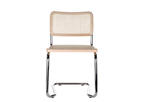 Holm Freischwinger Besucherstuhl Buche – Naturgeflecht - 7