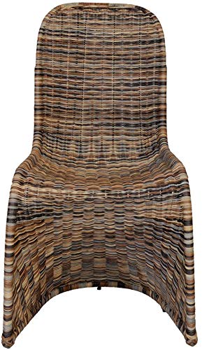 Schwingstuhl, Esszimmer-Stuhl aus Rattan - 3