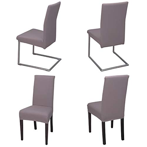 Staboos Stuhlhussen 2er Set aus 96% Baumwolle – Bi-elastische Stretch Stuhlüberzüge - 5