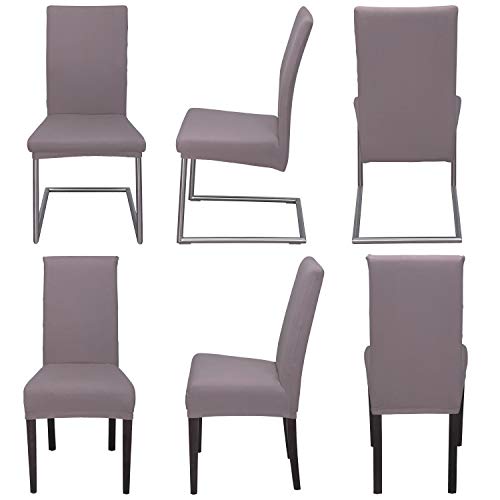 Staboos Stuhlhussen 2er Set aus 96% Baumwolle – Bi-elastische Stretch Stuhlüberzüge - 6