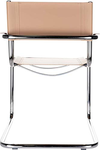 4x Denver Freischwinger Klassiker Leder Natur - 4