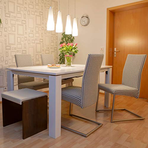 Staboos 2er Set, Universal Stretch Karo Stuhlhusse - 2