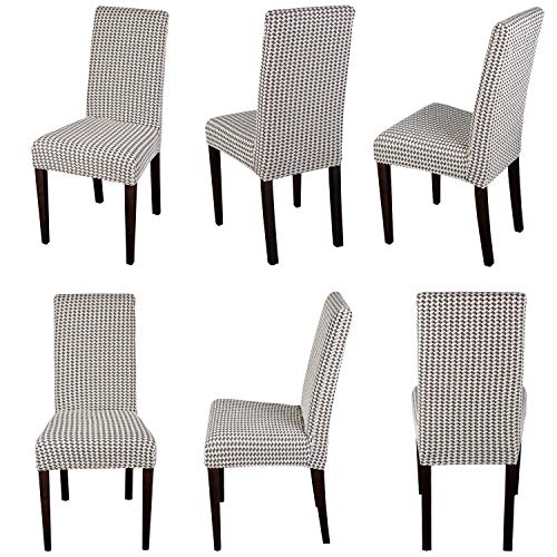 Staboos 2er Set, Universal Stretch Karo Stuhlhusse - 6