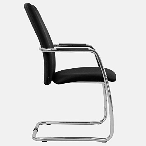 Weber Büro GAMA Freischwinger Hochlehner Schwarz - 2