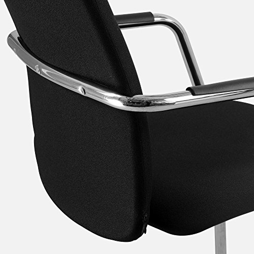 Weber Büro GAMA Freischwinger Hochlehner Schwarz - 4