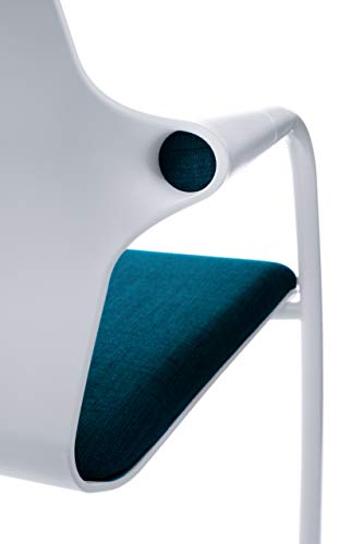 Sedus allright Freischwinger, Designstuhl, Stuhl, Konferenzstuhl, Besucherstuhl Blau, 57 x 56 x 86 cm - 4