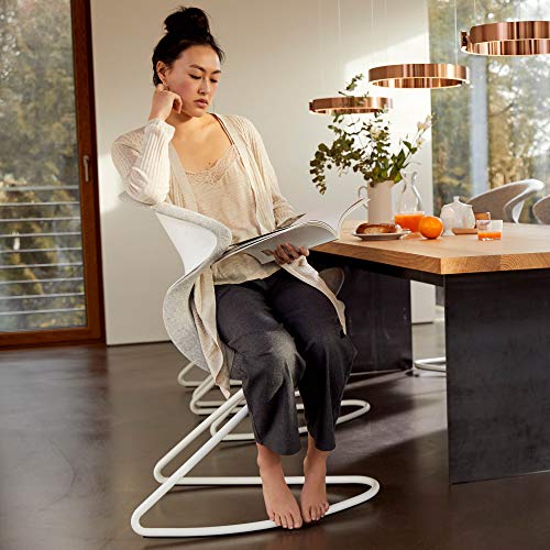 aeris OYO einzigartiger Schwingstuhl für mehrere Sitzpositionen – Design Schaukelstuhl und Freischwinger mit Sattelsitz Form - 5