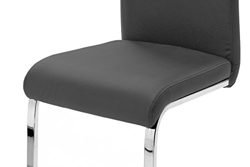 Robas Lund Stuhl Schwinger Schwingstuhl Köln 2er Set Schwarz 57 x 43 x 100 cm - 5