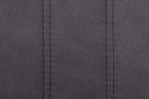 2er Set CHRISTINA II Esszimmerstuhl Microfaser Vintage-Optik Anthrazit, T58 x B43 x H98cm - 14