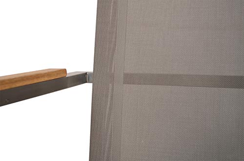 Kai Wiechmann Teak Edelstahl Freischwinger leicht ✓ modern ✓ stapelbar ✓ - 6