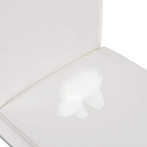 Yaheetech Esszimmerstühle 2er Set Freischwinger Esszimmerstuhl Polsterstuhl Kunstleder 135 kg belastbar - 8