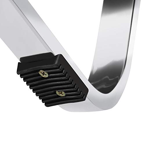 Yaheetech Esszimmerstühle 2er Set Freischwinger Esszimmerstuhl Polsterstuhl Kunstleder 135 kg belastbar - 9