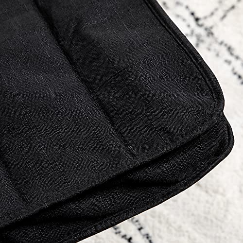 HOMCOM Relaxsessel Ruhesessel Relaxstuhl verstellbares Fußteil Auflage Holz Schwarz 66,5 x 81 x 100cm - 7