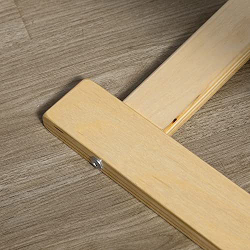 HOMCOM Relaxsessel Ruhesessel Relaxstuhl verstellbares Fußteil Auflage Holz Schwarz 66,5 x 81 x 100cm - 9