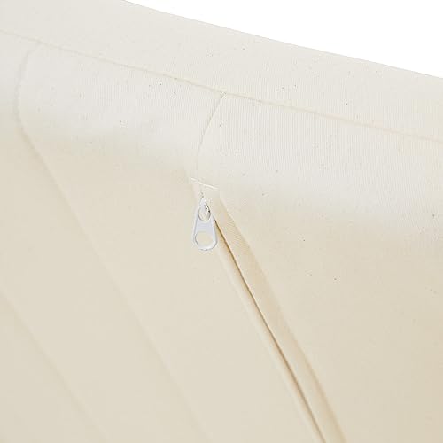 Homestyle4u 2406, Relaxsessel mit Liegefunktion Schwingstuhl mit Armlehne Schwingsessel Wohnzimmer Bezug Beige Creme - 5