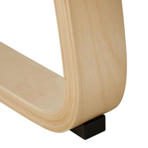 Homestyle4u 2636, Stuhl Relaxsessel mit Liegefunktion Schwingsessel Grau mit Armlehne Relaxstuhl Holz Wohnzimmer - 6