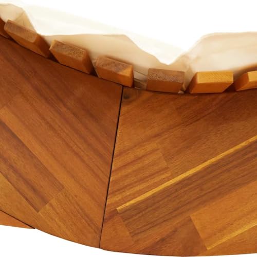 vidaXL Schaukelliege mit Auflage Massivholz Akazie - 8