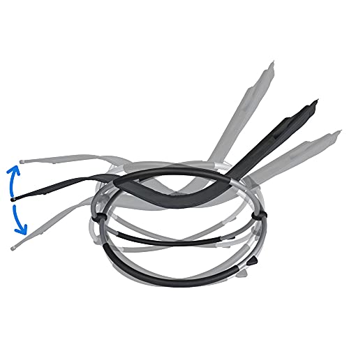 Kingpower Garten Liegestuhl Schaukelliege Campingliege Strandliege Sonnenliege Gartenstuhl Klappstuhl Liege Klappbar Faltbar Relaxliege Stahl Farbauswahl, Farbe:Anthrazit - 5