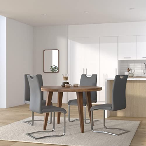 Robas Lund, Stuhl, Esszimmerstuhl, Schwingstuhl Köln, 2er Set, Grau, 57 x 43 x 100 cm - 11