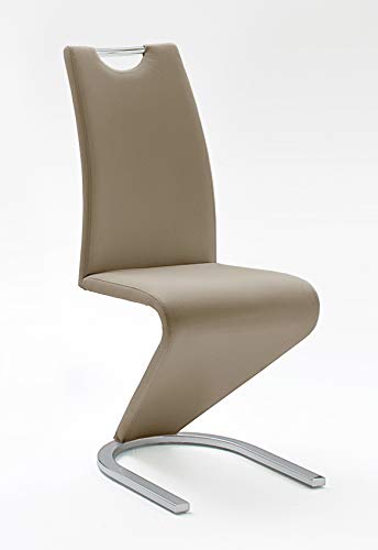 Robas Lund Schwingstuhl Amado 2er Set cappuccino - 2