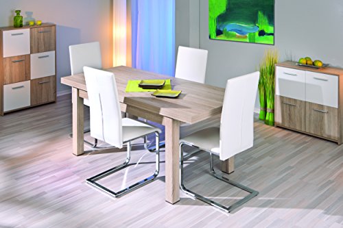 Links 30200840 Freischwinger Montana weiß - 3